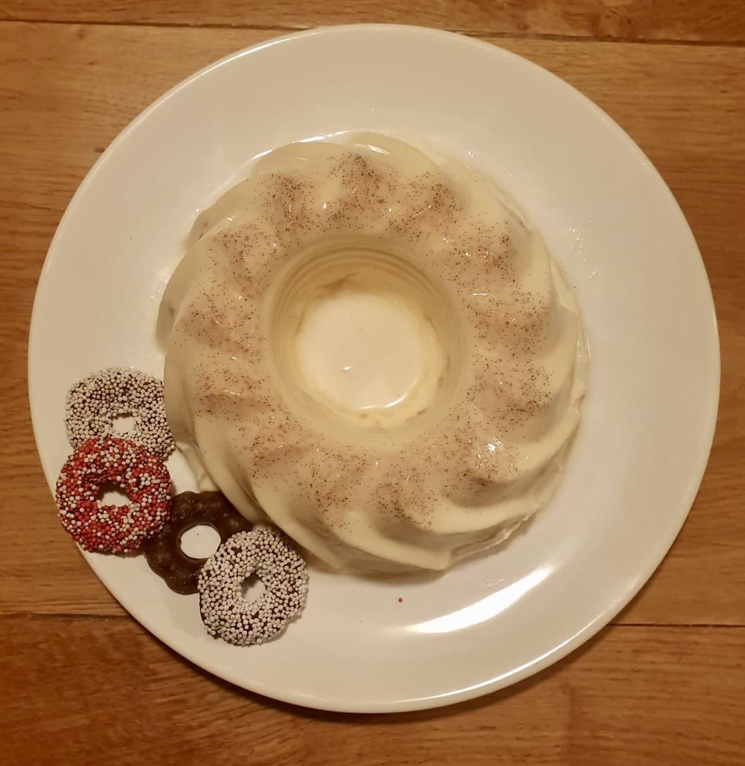 Bitterkoekjes pudding met amaretto