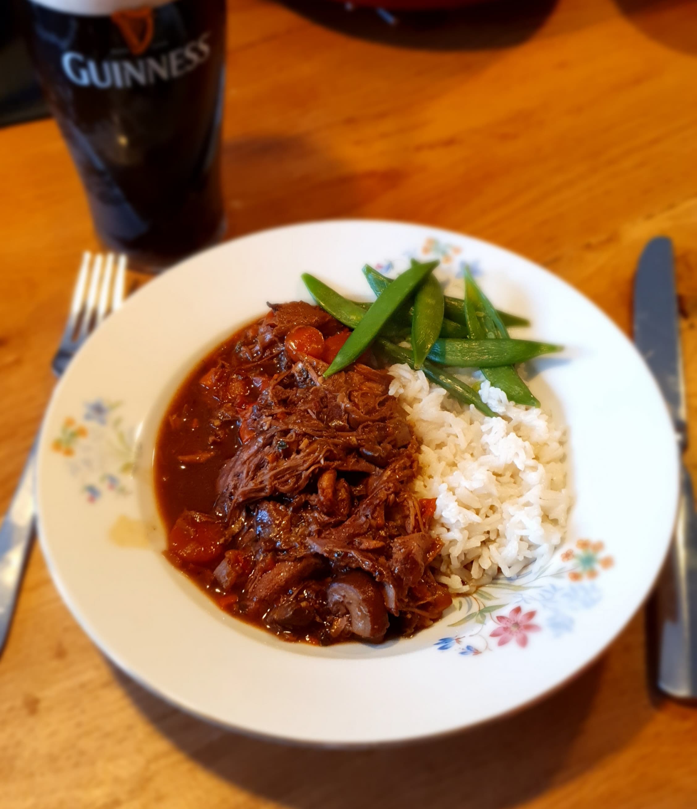 Wildstoof van haas met Guinness