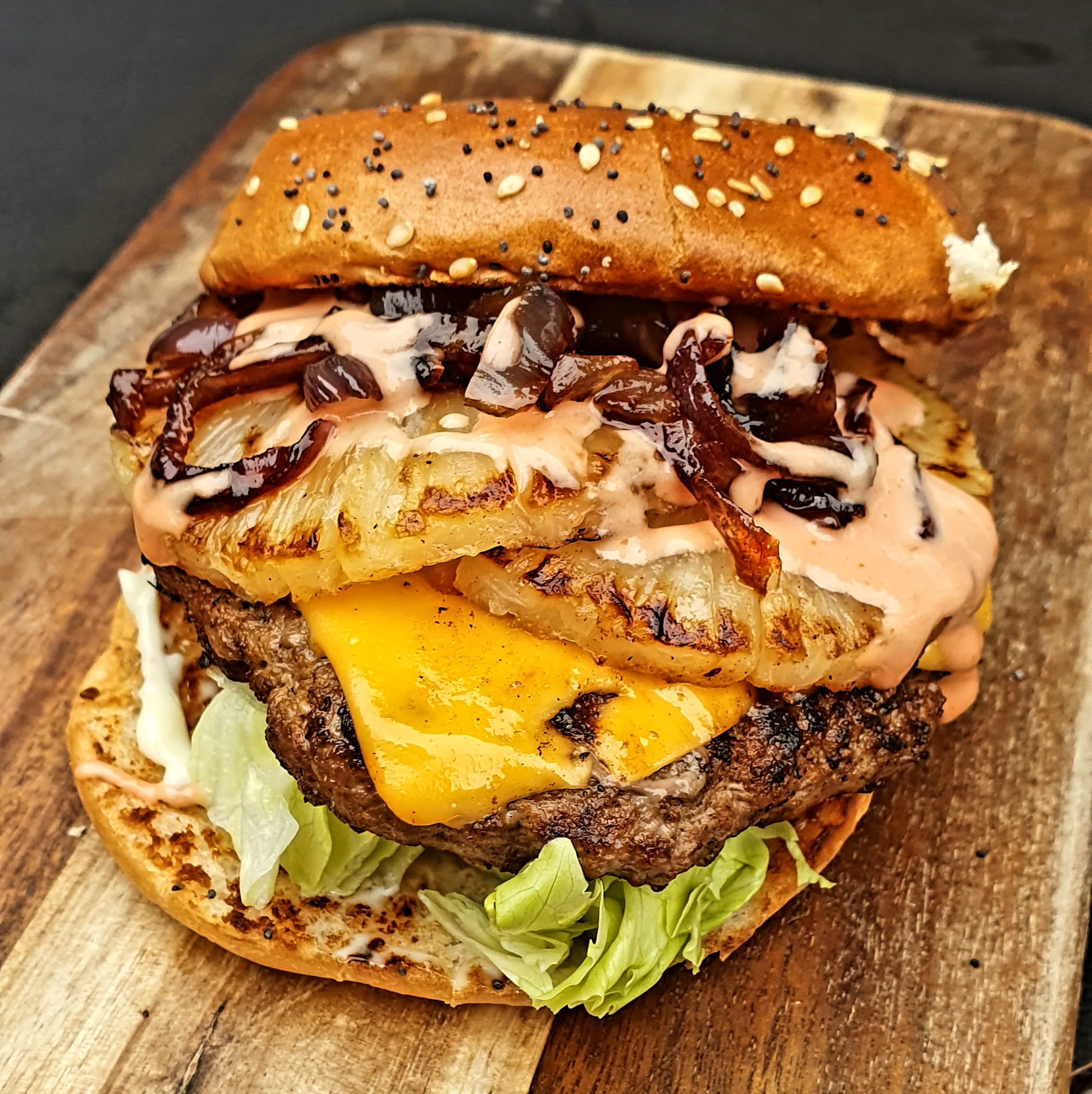 Tropische hamburger