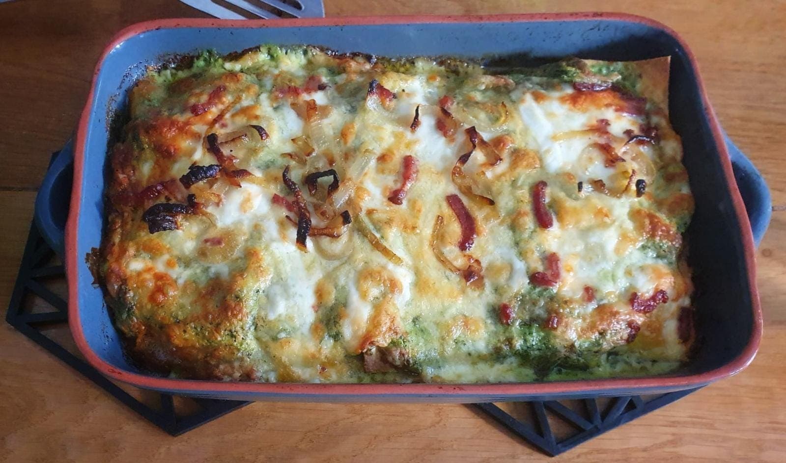 Romige spinazie lasagne