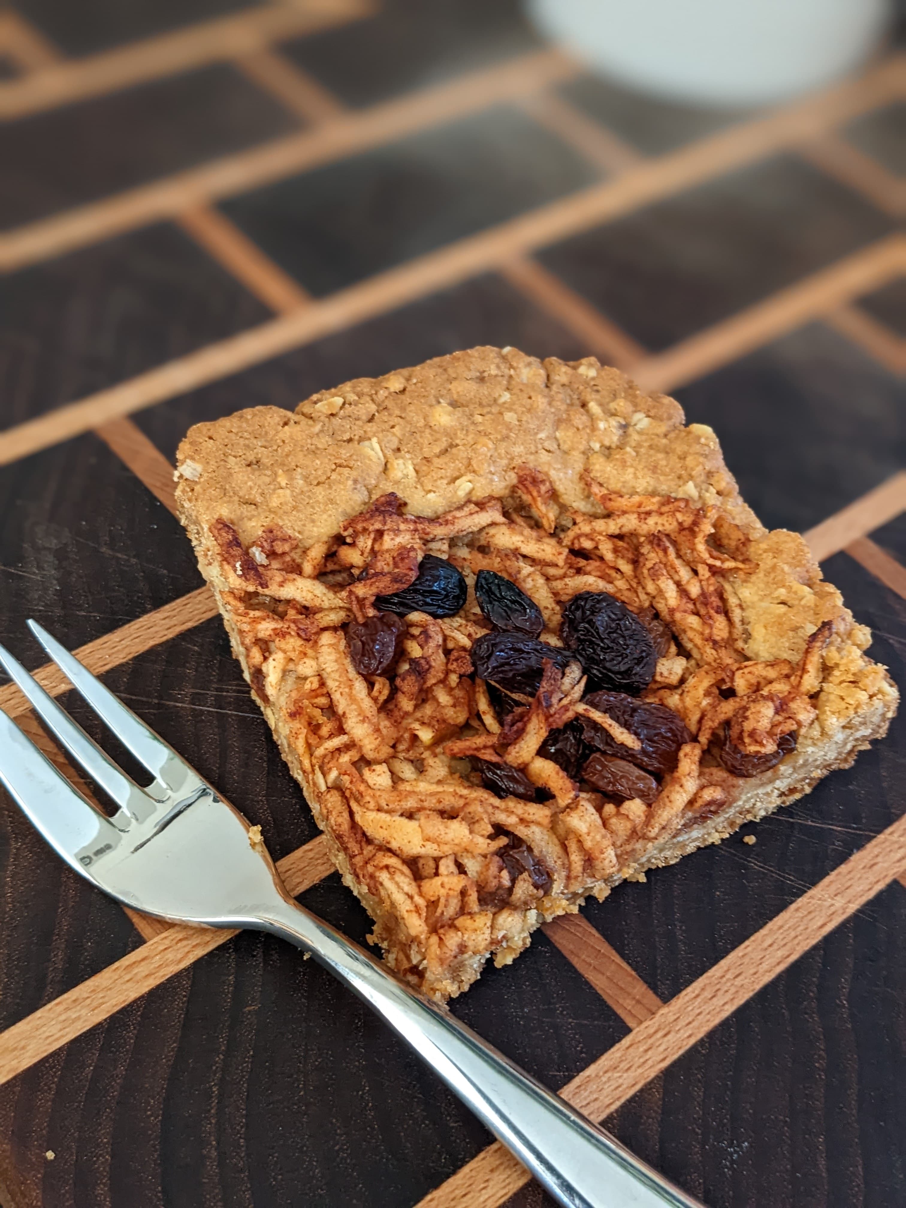 Geraspte havermout appeltaart!