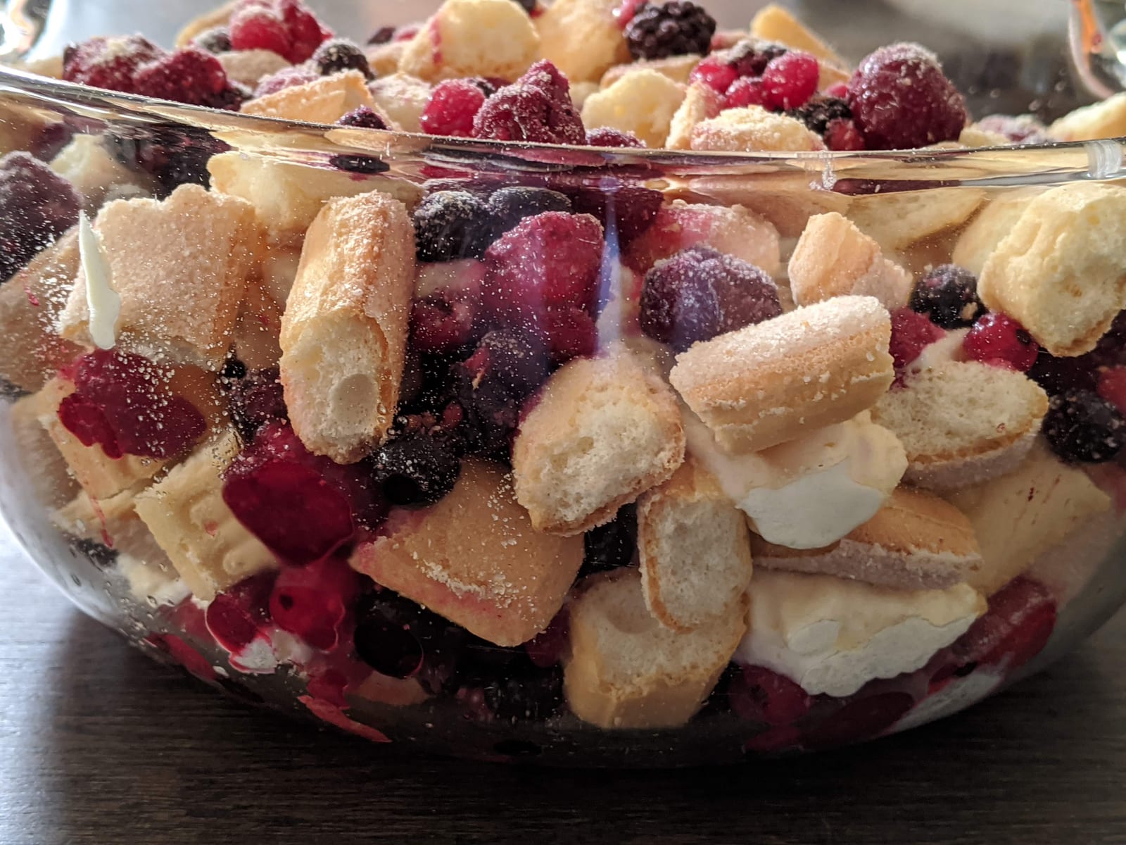 Trifle met Limoncello en rood fruit