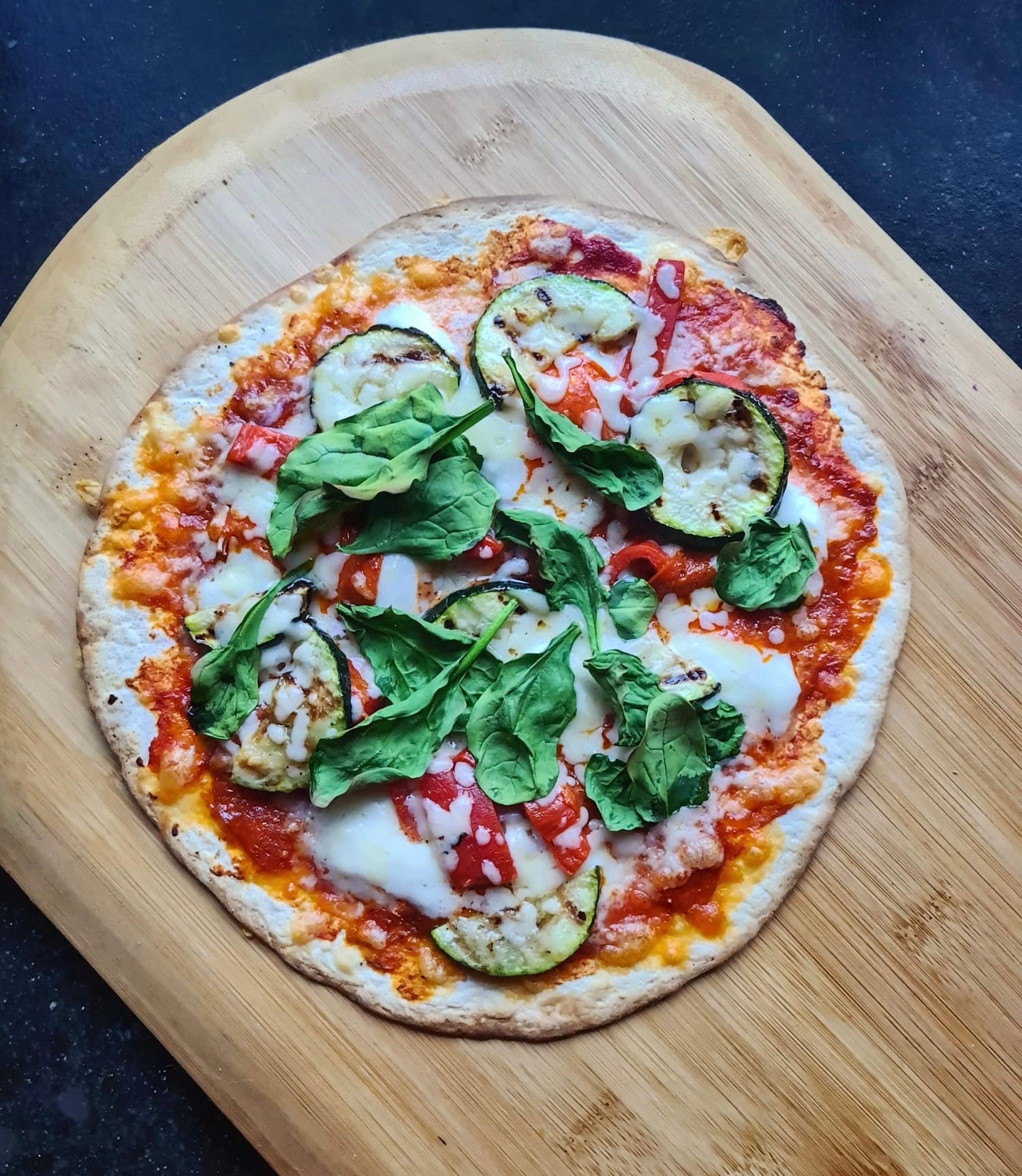 Tortillawrap pizza