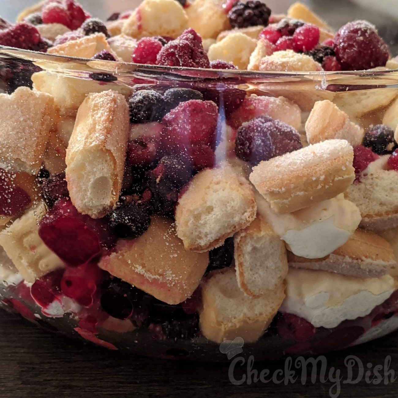 Trifle met Limoncello en rood fruit