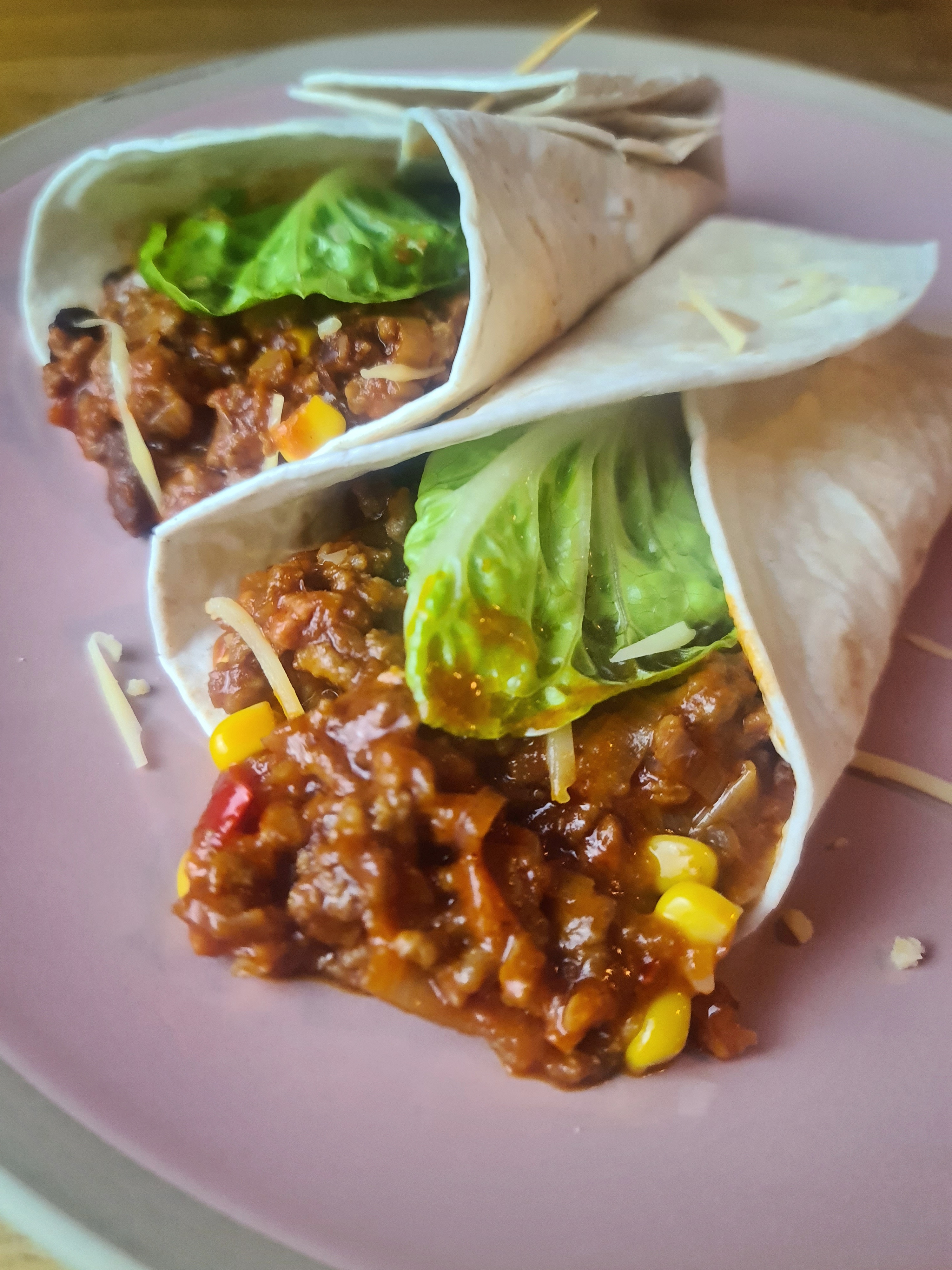 Mexicaanse wrap met gehakt