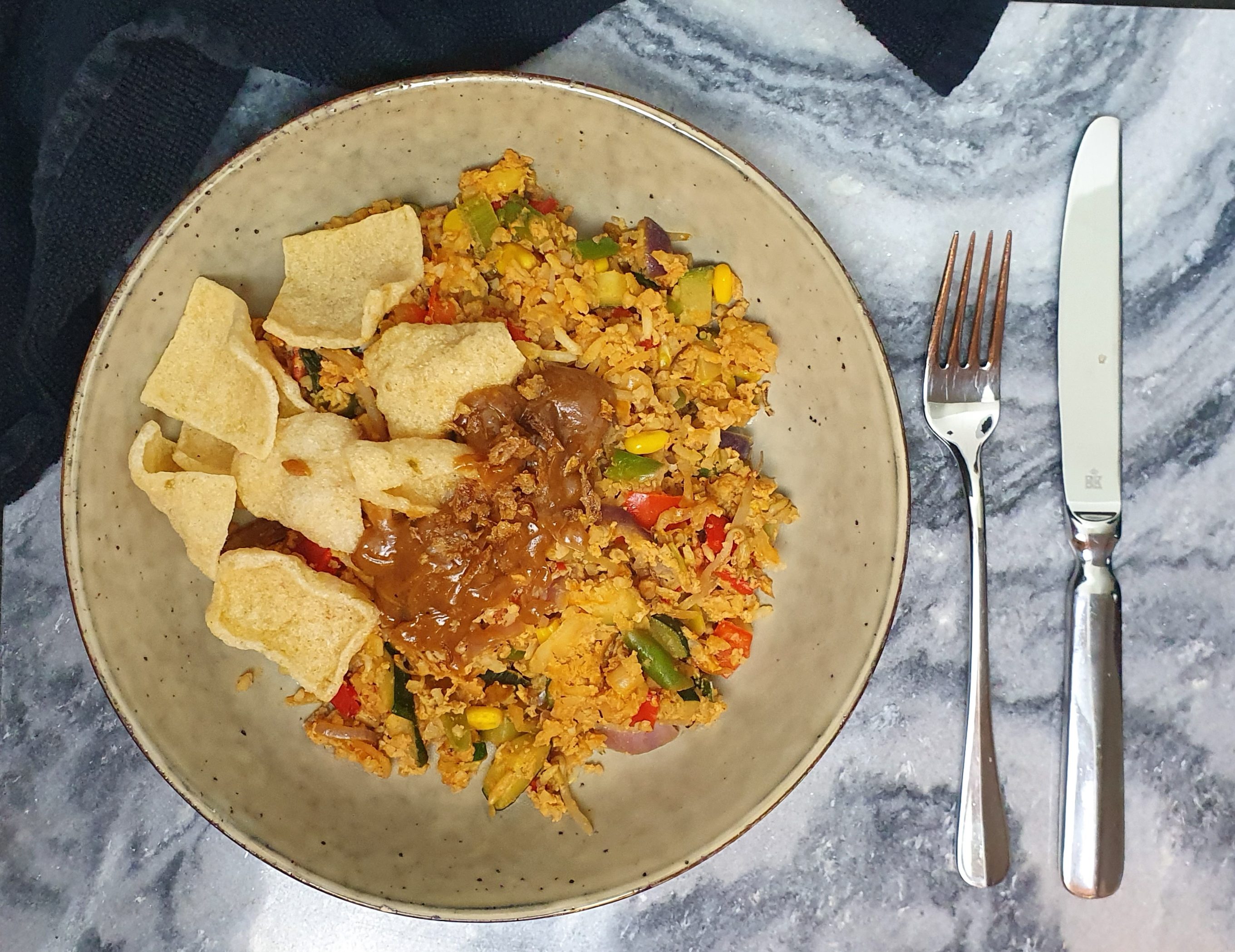 Vegetarische nasi