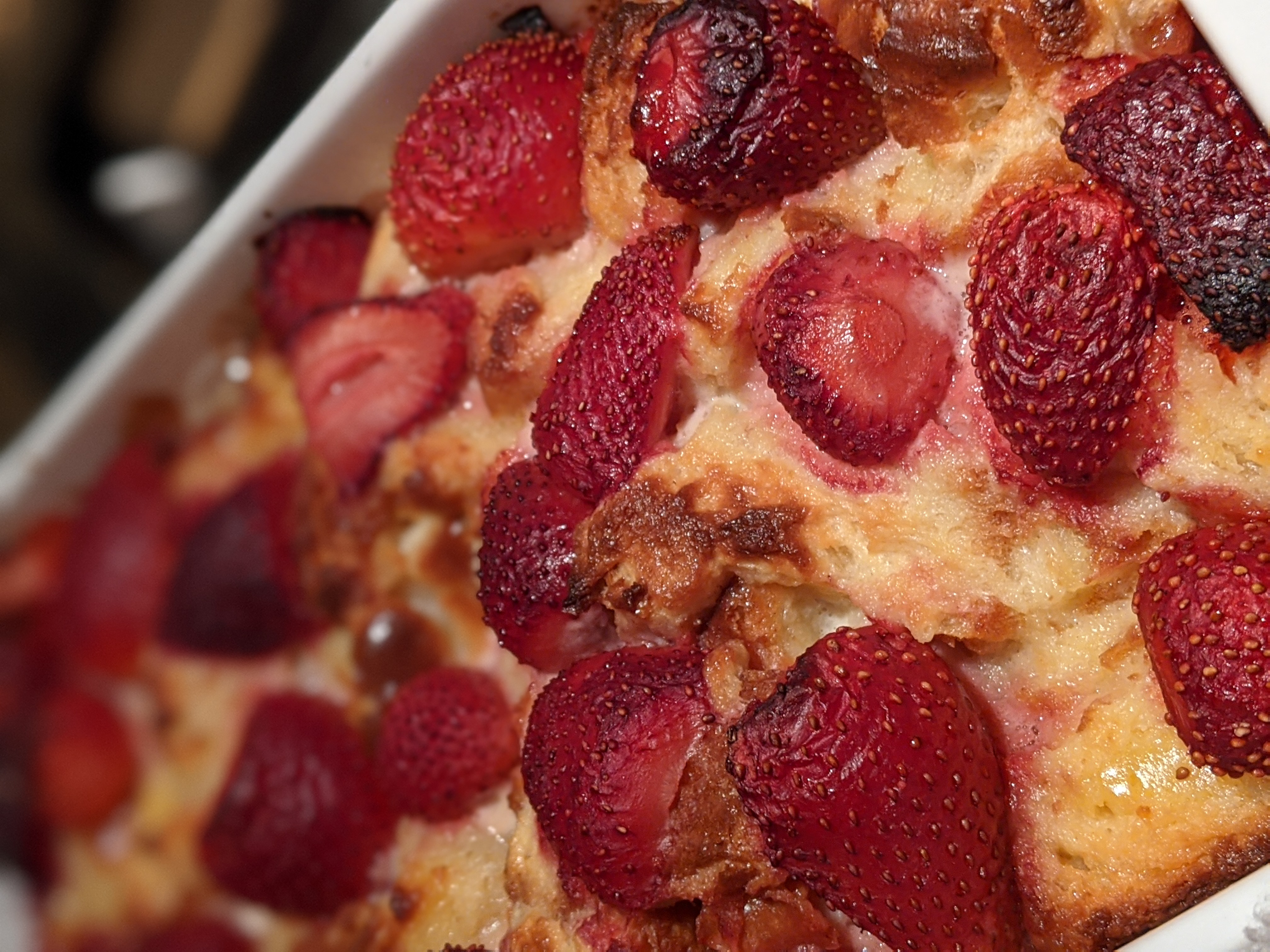 Broodpudding met Brioche